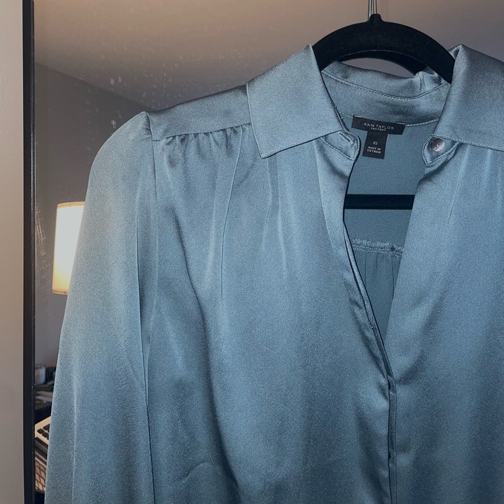 Ann Taylor Button Down - image 2